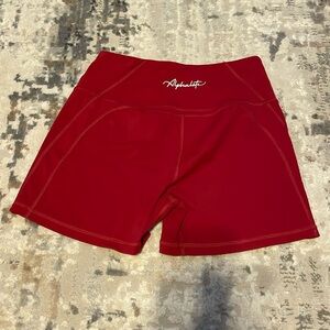 ***SOLD- Alphalete Red Shorts- Worn twice!